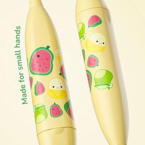 Brosse à dents électrique rechargeable Sonic pour enfants, étanche IPX5, avec poils doux, motif dessin animé - Product Image 2