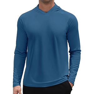 เสื้อตกปลากันน้ำพิมพ์ซับลิเมชันสำหรับผู้ชายผ้าใยไผ่แห้งเร็ว UPF 50 + ป้องกันแสงแดดระบายอากาศกันยูวี - Product Image 1