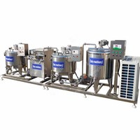 Automatique 100 200 300 500L Litre Lait Jus Pasteurisateur Machine à traire Traitement laitier Yaourt Équipement de production