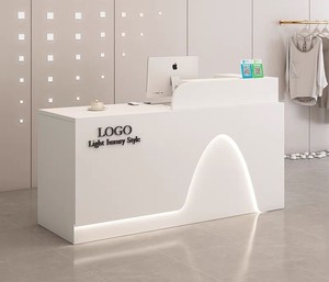 Mostrador de Recepción para Empresa, Salón de Belleza y Peluquería, Supermercado de Ropa, Estilo Minimalista Moderno, Mesa de Bar Pequeña Mia Cashier - Product Image 4