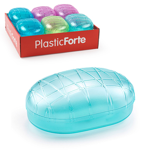 Portasapone PlasticForte di dimensioni standard, resistente, riutilizzabile, per l'organizzazione domestica, colori assortiti - Product Image 1