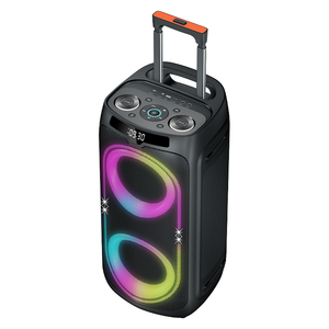 Caja de Subwoofer de 8 Pulgadas Amplificada con Luces LED de Colores Intermitentes, Altavoz de Plástico Profesional Tipo <span class=keywords><strong>Boombox</strong></span> 3 - Product Image 3