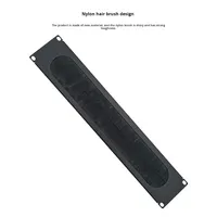 Armoire de gestion des câbles anti-poussière 2U noir et blanc 19 pouces, centre de données, câble réseau YF YLS-2UMS, pièces de télécommunication, plaque aveugle pour rack