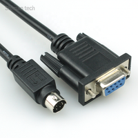 Cable de programación de PLC MINI DIN 8 TO D, cable subserial, 1 unidad, 1 unidad