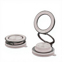 Nouveau support magnétique pour téléphone à ventouse ultra-mince Macaron 360 °   Support de tableau de bord de voiture rotatif en alliage de zinc pour téléphones et tablettes