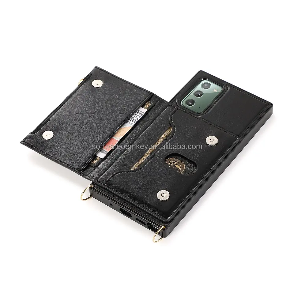 Funda de lujo con cremallera magnética para Samsung Galaxy Note 20, carcasa de teléfono con soporte Ultra a prueba de golpes