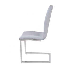 Meilleure vente meubles de <span class=keywords><strong>maison</strong></span> design moderne salle <span class=keywords><strong>à</strong></span> manger sans bras pas cher PU cuir dinant la chaise prix <span class=keywords><strong>à</strong></span> <span class=keywords><strong>vendre</strong></span> - Product Image 3