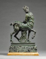 Statue en bronze centaure en fonte de cuivre à grande échelle moitié corps et moitié cheval