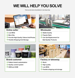 Tùy chỉnh in dùng một lần Kraft cốc giấy phân hủy sinh học đôi tường Giấy ly cà phê có nắp đậy - Product Image 6