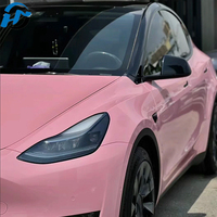 Vente en gros d'enveloppe de voiture en PET TPU moulé super brillant cristal Sakura Blossom 1. 52X1.8 M/5X60FT rouleau complet taille directe d'usine