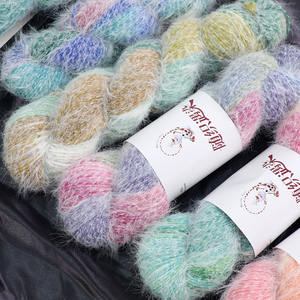 Hand-Dyed <strong>Variegated</strong> Color 100g Hot-selling New <strong>Yarn</strong> Craftsman Wool Blended <strong>Yarn</strong> DIY Soft Fancy <strong>Yarn</strong> - Product Image 3