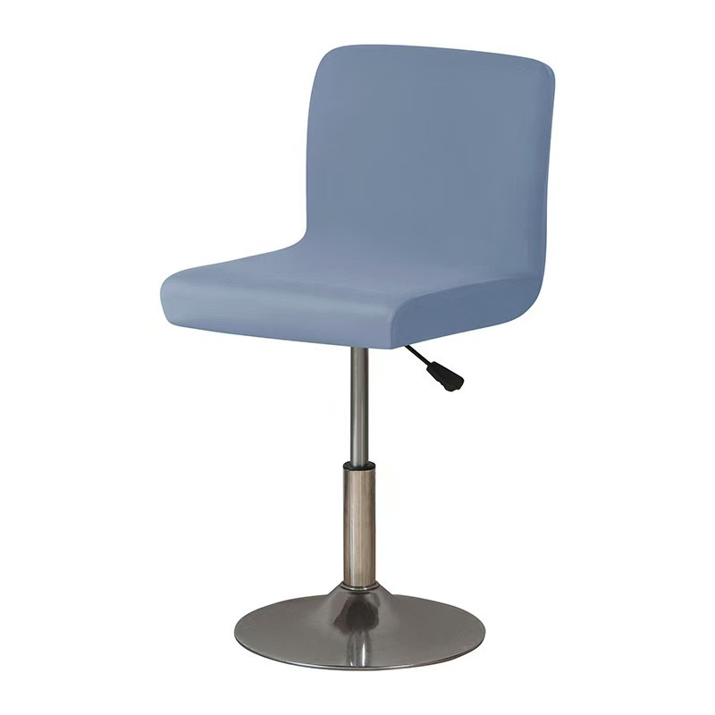 Dossier de chaise à dossier bas gris bleu-barre pas plus de 45 cm