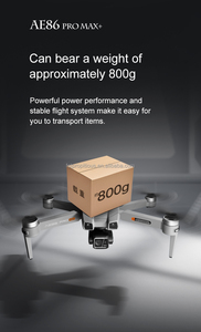 Ae86 Pro Max + Drone Với Máy Ảnh 8K Dual Máy Ảnh Chuyên Nghiệp Không Chổi Than GPS 5G Truyền 360 Trở Ngại Tránh Quadcopter 8Km - Product Image 3