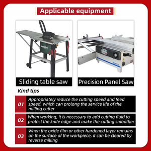 Vonfram thép lưỡi cưa phay cắt chất lượng cao cacbua rắn cưa tròn để cắt kim loại/thép không gỉ tùy chỉnh - Product Image 4