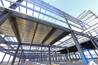 Marco de estructura de acero ligero de varios pisos industrial moderno edificio comercial prefabricado de gran altura para apartamento de oficina