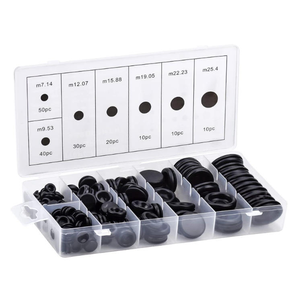Kit de 170 anneaux de protection en caoutchouc pour fils, protection unilatérale pour usage électrique, domestique et automobile - Product Image 1