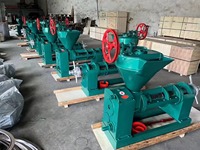Machine de presse à huile froide de tournesol de soja d'arachide 150kg-200/heure Machine de presse à huile froide de roulette Machine de presse à huile de vis
