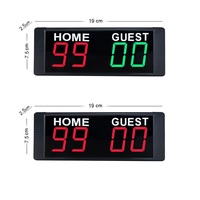 YIZHI Portable LED Digital Electronic Magnetic Wireless Basketball Game Scoreboard Built-in Battery Mini Score Keeper Board