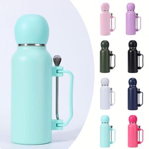 New Trending 1300ML Stainless Steel Portable Insulated Thermos With Filter Straw for Back to School Camping <b>Hot</b> <b>Drinks</b> - Product Image 1
