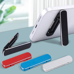 Universal Mini Metal Folding Mobile Phone <b>Holder</b> Aluminum Alloy Invisible Portable Desktop Stand Mount Smart Home Products - Product Image 6