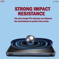 Protector de Pantalla de Hidrogel TPU Anti Luz Azul, Protección Ocular HD, Suave, 2.5D, Antiarañazos para Pantalla de Smartphone