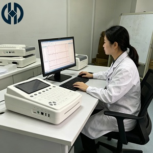 Appareil ECG de qualité médicale avec batterie lithium haute capacité intégrée, prise en charge de la transmission de données USB vers PC - Product Image 2