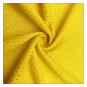 Sports casual wear fabric 75D mesh hole cloth 120g 100%polyester mesh warp knitting fabric