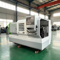 Torno CNC CK6140-750 de bancada plana, de alta resistencia, con control CNC GSK, alta precisión, 2 ejes, 4 estaciones de herramientas, motor multifuncional