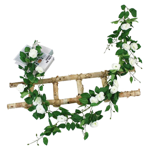 Cespugli di Rose artificiali all'ingrosso per la decorazione della parete di nozze di tocco reale, piante di Rose sospese realistiche per la decorazione della casa di nozze - Product Image 5