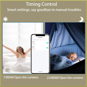 Tuya ม่านม้วนอัจฉริยะ Wi-Fi AC ขนาด25มม. ควบคุมด้วยเสียง CE ได้รับการรับรอง RoHS บรรจุภัณฑ์แบบกำหนดเองโซลูชั่นสั่งซื้อขั้นต่ำ<span class=keywords><strong>2</strong></span>ชุด - Product Image 4
