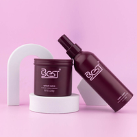 Bouteille de pompe de lotion d'emballage cosmétique en aluminium vide 50ml 60ml 100ml 300ml 400ml bouteille en aluminium argentée avec pompe