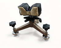 Support de tir innovant en métal avec pieds remplaçables pour accessoires de tir en extérieur