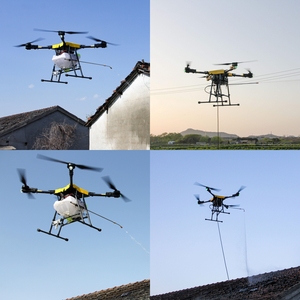 Drone de Nettoyage Officiel du Fabricant, Lave-Vitres Haute Pression 28MPa, UAV RTK en Alliage d'Aluminium 8000W pour Usage Professionnel - Product Image 1