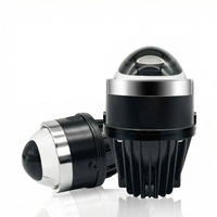 Phares antibrouillard HADUDU F9 Bi-LED de qualité supérieure avec lentille de projecteur 3.0 bleue, bicolore/tricolore