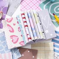 Bloc de papier à scrapbooking Macaron Polka Dot M5, style coréen, papier de fond décoratif pour journalisation, collage DIY, décoration d'album