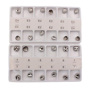 Orthdent 12 pièces/boîte <span class=keywords><strong>dentaire</strong></span> préformé métal <span class=keywords><strong>couronne</strong></span> <span class=keywords><strong>molaire</strong></span> temporaire adulte/enfants couronnes acier inoxydable dentisterie laboratoire outil consommables - Product Image 2