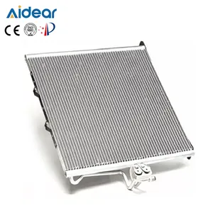 Aidear OEM Fábrica Personalizar Alumínio Condensador Micro Canal De 2 Camadas Condensador Microcanal Trocador De Calor De Bobina