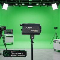 Lampu LED Isi Ulang YouTube Studio 300W, Aluminium Alloy, Dua Warna, CRI 97, COB, Kontrol Aplikasi, Fotografi, Siaran Langsung, Ponsel
