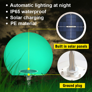 ¡Ahorre 25% tarifa IP67 solar flotante piscina bola luz RGB impermeable grandes luces flotantes jardín luces solares al aire libre a prueba de agua - Product Image 2