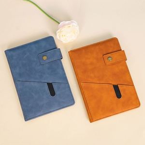 Vente en gros de cahiers personnalisés en cuir PU A5, couverture rigide, logo personnalisé, cahiers en cuir pour étudiants, école - Product Image 5