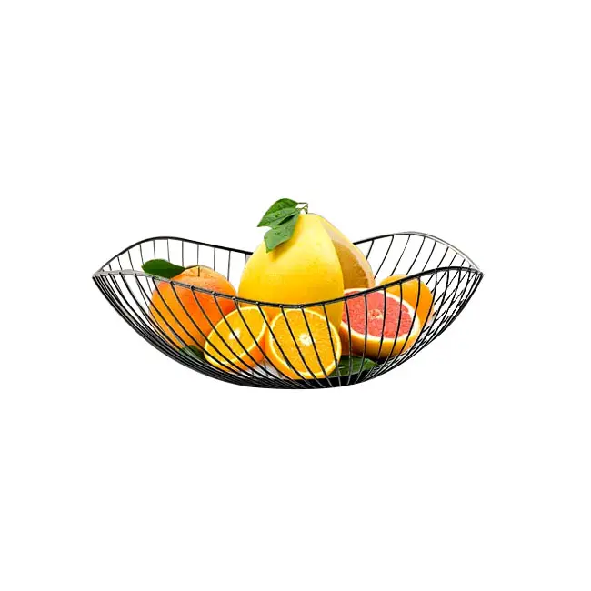 Frutero de Metal dorado personalizado, decoración de gran capacidad de carga, cesta para frutas y verduras