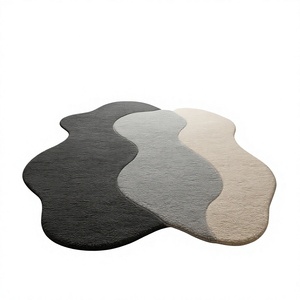 Wholesale Custom Design Hand Tufted Wool Area Rugs & Carpet Stain Resistant Low Pile Latex Backing for Living Room - Product Image 1