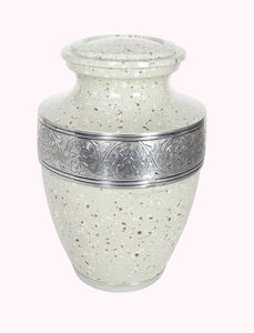 โกศผู้ใหญ่หินอ่อนมันวาวเถ้ากระดูกโลหะ - Product Image 4