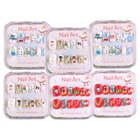 LK Set de Maquillaje Lavable Ecológico de Plástico para Niñas de 2 a 9 Años, Juguete de Simulación de Esmalte de Uñas Multicolor, Kit de Maquillaje Real