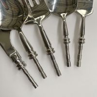 18/10 acier inoxydable unique couverts partie couteau fourchette cuillère métal tête personnalisation
