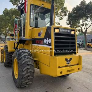Cargadora Pequeña Komatsu WA100 Usada de Alta Calidad a Bajo Precio, Maquinaria de Ingeniería, Cargadoras Komatsu WA100 380 500 en Oferta - Product Image 5