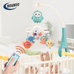 Mobile musical pour bébé, jouets de berceau, avec contrôle infrarouge, cloche de lit musical, <span class=keywords><strong>hochets</strong></span> de nouveau né, mobile - Product Image 5