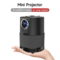 Mini-projecteur LED portable de poche pour la maison et l'extérieur, modèle 2023, avec écran LCD, Android 9, WiFi, fonction de mise en miroir et son stéréo HIFI pour mobile (OEM/ODM)