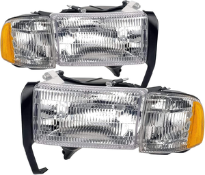 ไฟหน้า LED OE AURON รุ่นใหม่ 32V 6000K 60W 6000 ลูเมนส์ สำหรับ Dodge Ram ปี 1994-2002 ไฟต่ำ ไฟหน้ารถยนต์ ขายส่ง ไฟหน้า OE - Product Image 1