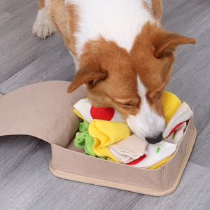 Juguete de Peluche para Perros con Sonido y Olor a Pizza, Juguete Masticable para Perros, Juguete de Peluche con Sonido para Mascotas - Product Image 3